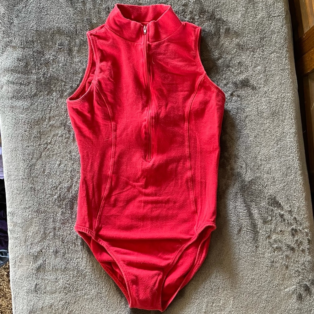 LAST CHANCE ✨Medium Red Cotton Leotard✨